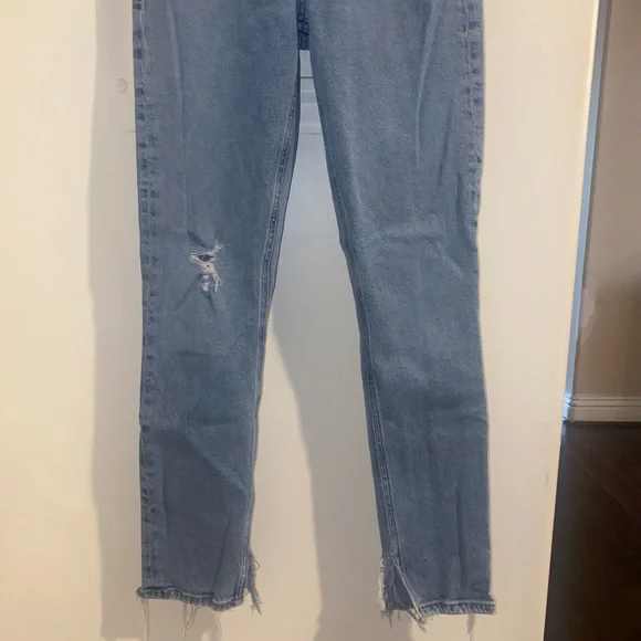 AGOLDE Nico High Rise Slim Jeans In Headlines - Picture 7 of 8